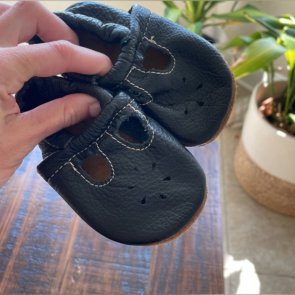 Starry Knight Design Black Lotus T-Strap Shoes